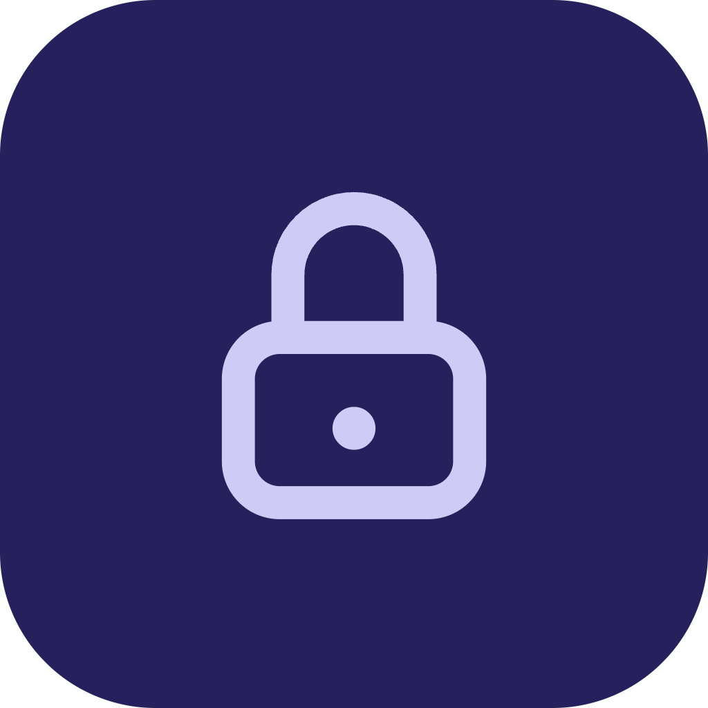 I Know It (IKI) app icon, a padlock mark